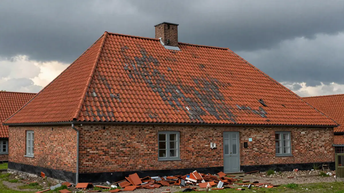 Stormen tog en del af mit tag — hvad dækker forsikringen?
